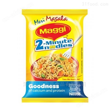 印度进口maggi方便面袋装 玛莎拉风味泡面